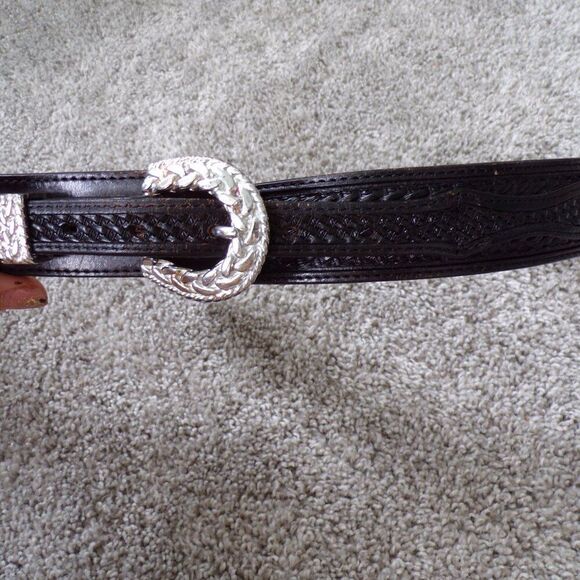 Nocona leather belt 38 - Picture 2 of 7